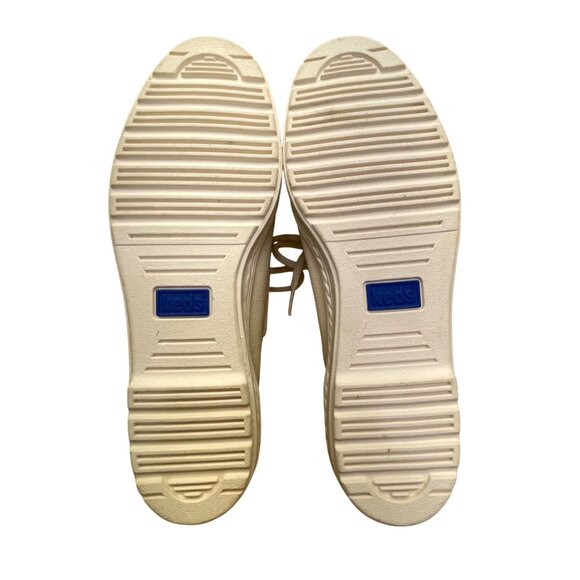Keds Women’s Ivory Canvas Nautical Lace-Up Casual Top Siders Boat Shoes Size 5 - Picture 8 of 8